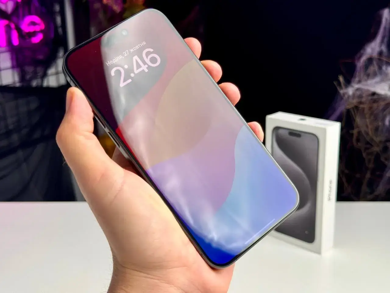 ВЖИВАНИЙ Apple iPhone 15 Pro Max 256GB Black Titanium (MU773) - Стан: ідеальний | Акумулятор: 88% | Комплектація: повний | Гарантія: 1 міс.