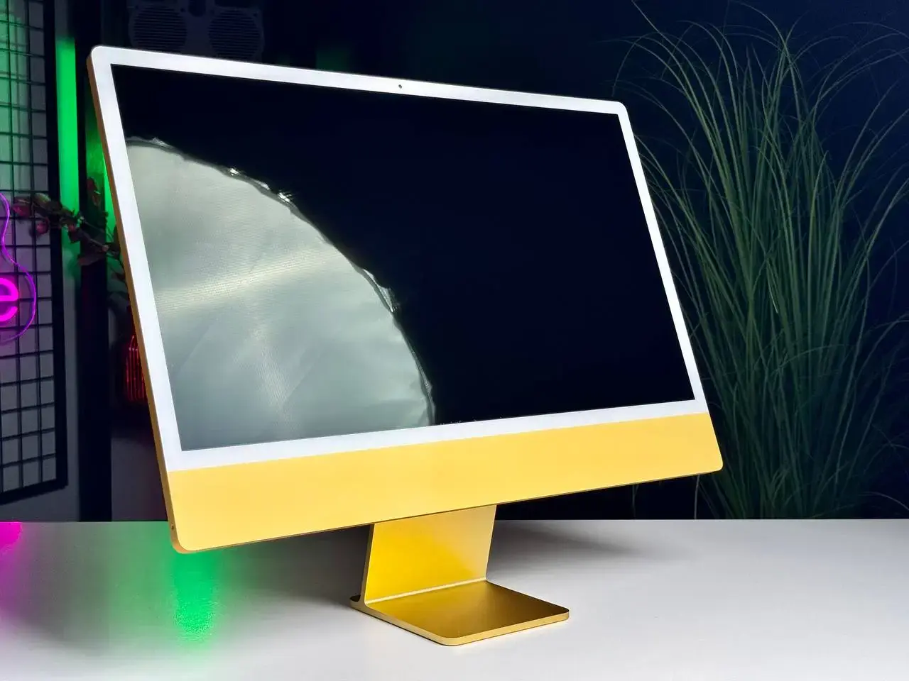 ВЖИВАНИЙ iMac 24" 4.5K Retina display Yellow (Z12S000NV) 2021 - Стан: гарний | Комплект: повний | Гарантія: 3 міс.