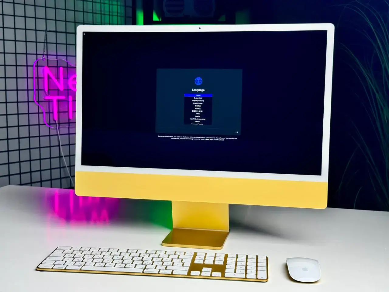 ВЖИВАНИЙ iMac 24" 4.5K Retina display Yellow (Z12S000NV) 2021 - Стан: гарний | Комплект: повний | Гарантія: 3 міс.