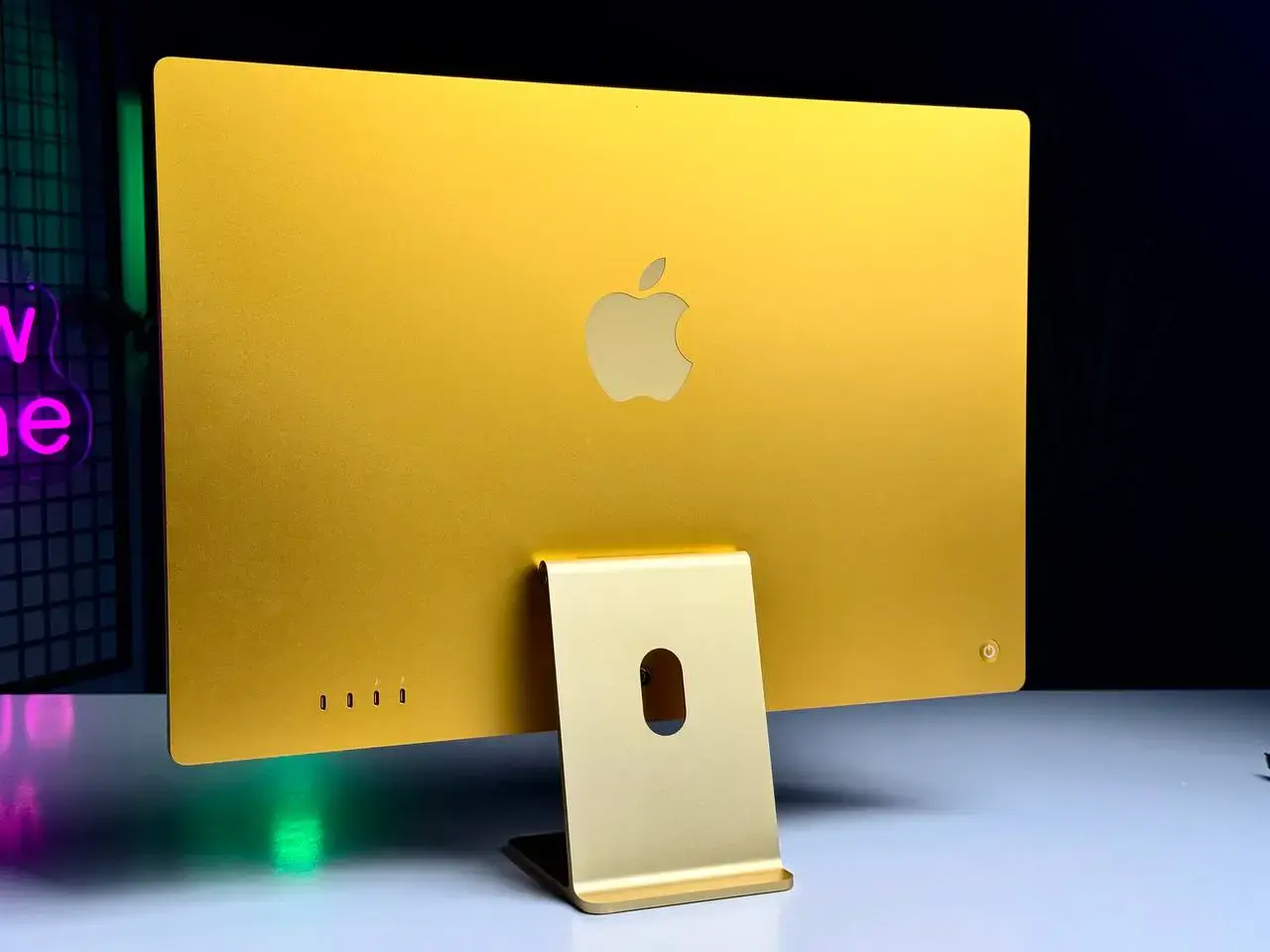 Б/У iMac 24" 4.5K Retina display Yellow (Z12S000NV) 2021 - Состояние: хороший | Комплект: полный | Гарантия: 3 мес.