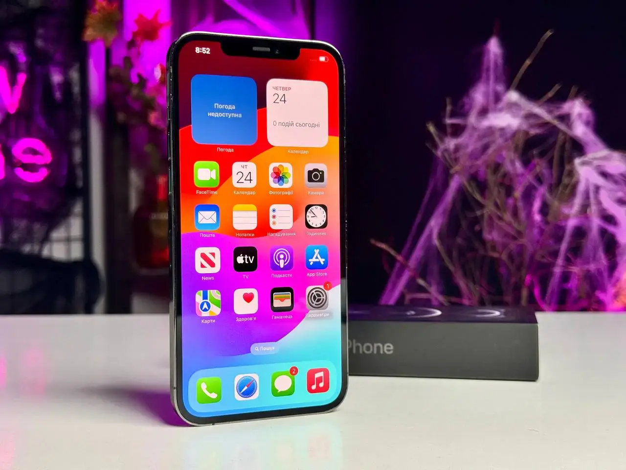ВЖИВАНИЙ Apple iPhone 12 Pro Max 256GB Graphite (MGCK3, MGDC3) - Стан: гарний | Акумулятор: 100% | Комплектація: повний | Гарантія: 1 міс.
