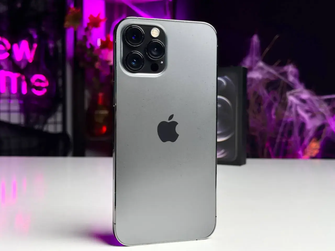 Б/У Apple iPhone 12 Pro Max 256GB Graphite (MGCK3, MGDC3) - Состояние: хороший | Аккумулятор: 100% | Комплектация: полный | Гарантія: 1 мес.