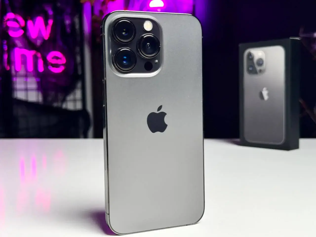 Б/У Apple iPhone 13 Pro 128GB Graphite (MLTP3, MLV93) - Состояние: хороший | Аккумулятор: 100% | Комплектация: полный | Гарантія: 1 мес.