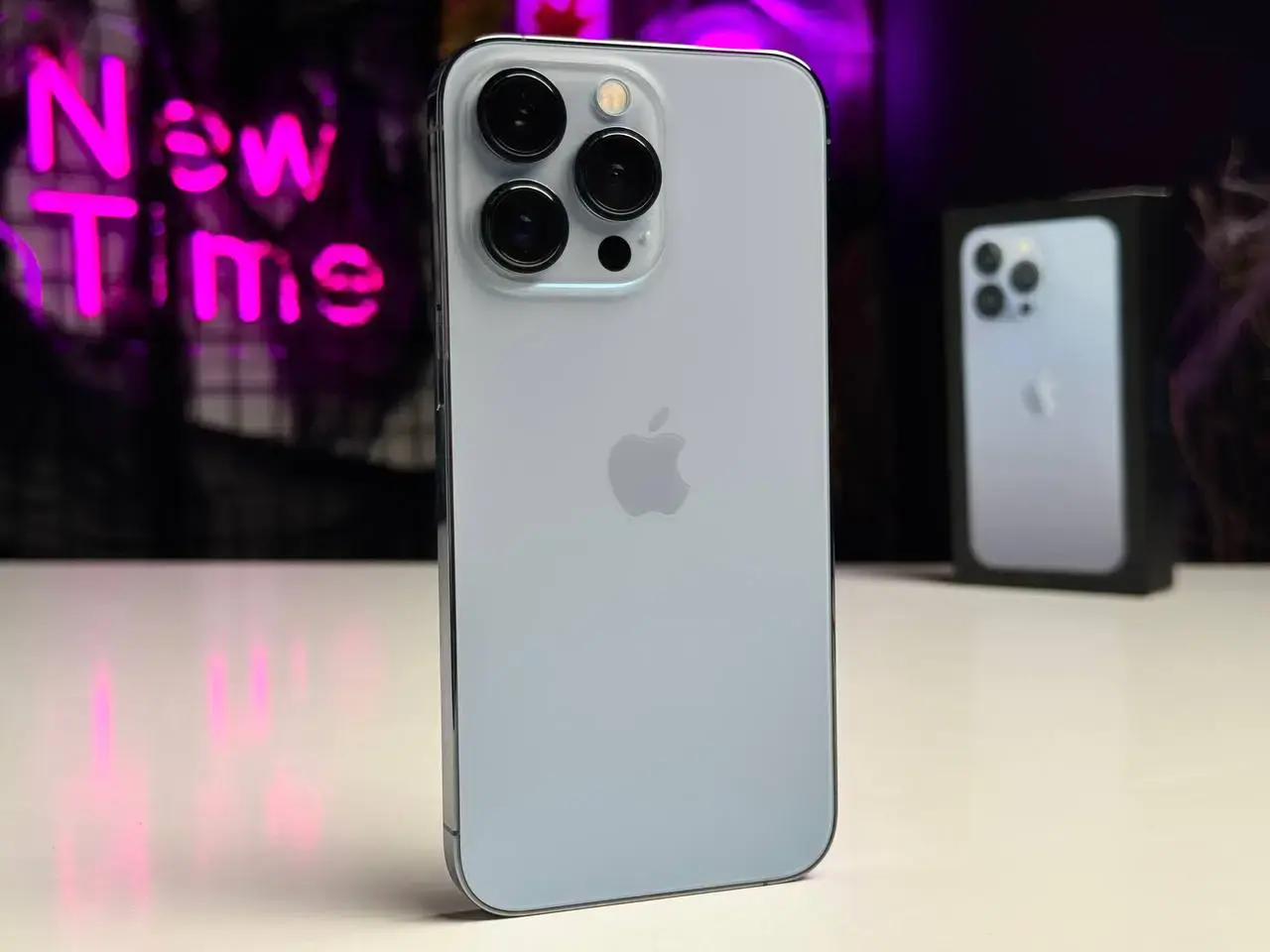 Б/У Apple iPhone 13 Pro 256GB Sierra Blue (MLU03, MLVP3) - Состояние: хороший | Аккумулятор: 86% | Комплектация: полный | Гарантія: 1 мес.