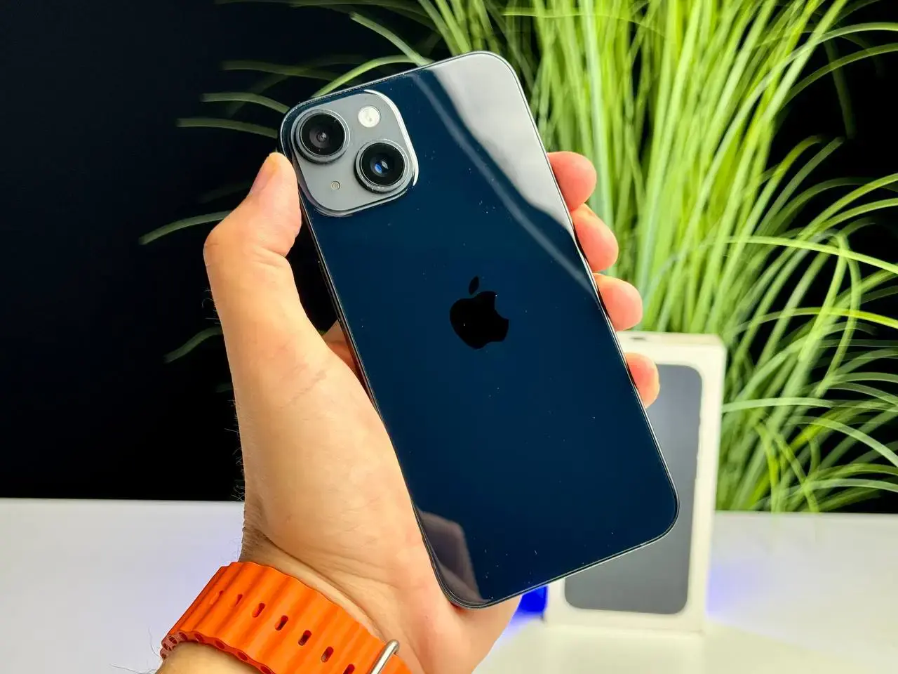 Б/У Apple iPhone 14 128GB Midnight (MPUF3) - Состояние: хороший | Аккумулятор: 87% | Комплект: полный | Гарантія: 1 мес.