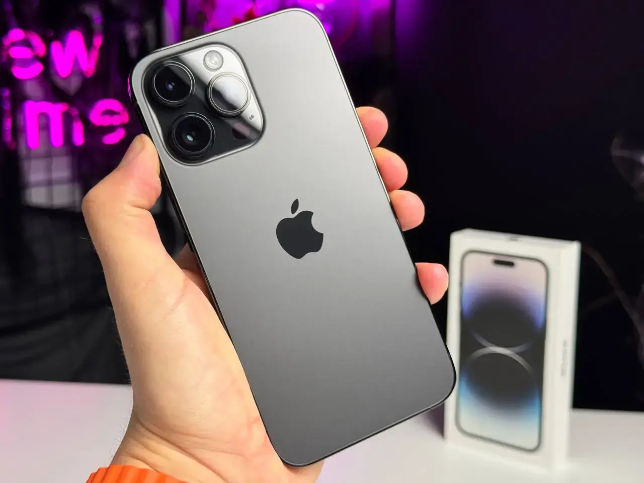 ВЖИВАНИЙ Apple iPhone 14 Pro Max 256GB Space Black (MQ9U3) - Стан: гарний | Акумулятор: 100% | Комплектація: повний, коробка | Гарантія: 1 міс.