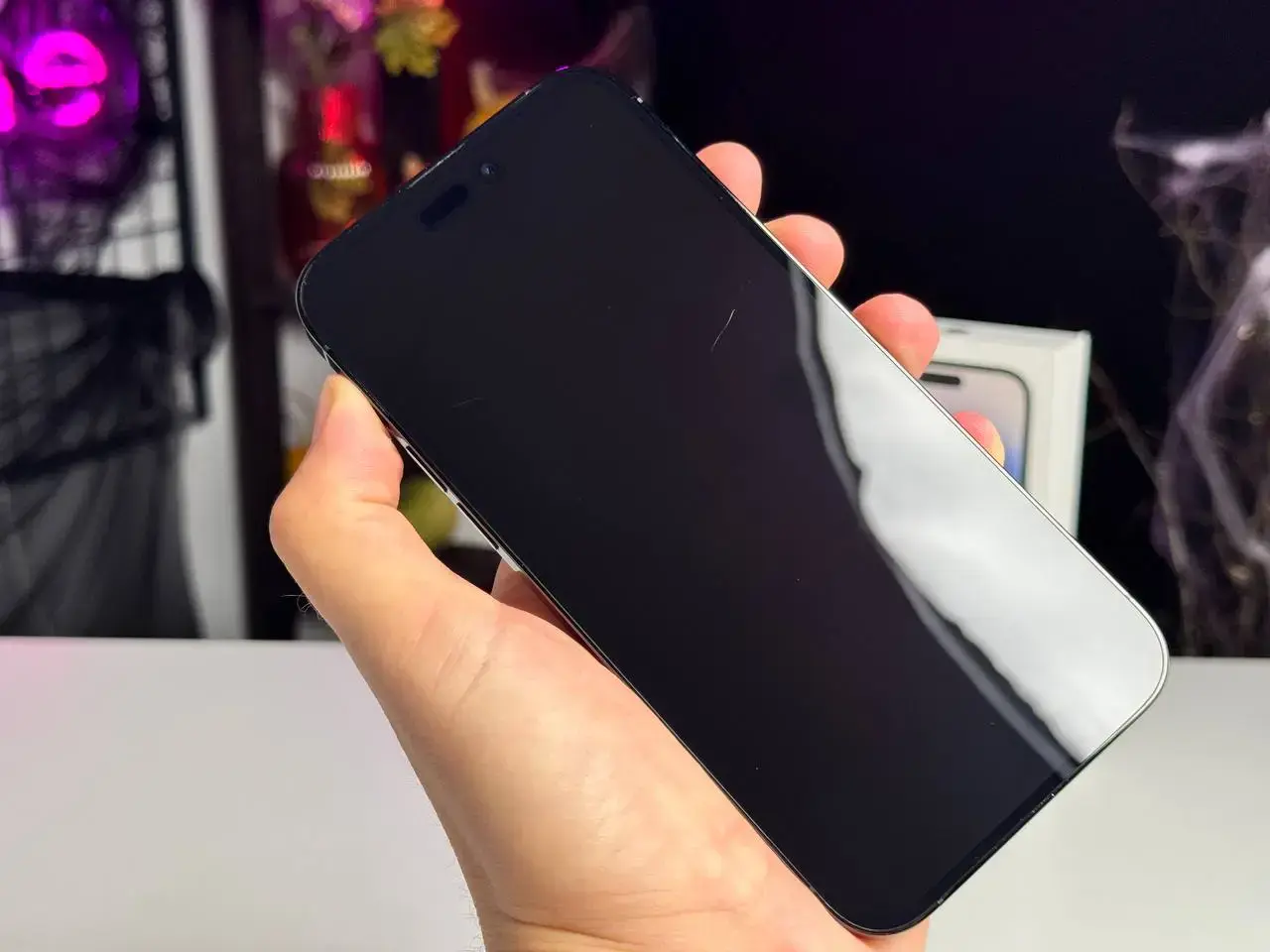 ВЖИВАНИЙ Apple iPhone 14 Pro Max 256GB Space Black (MQ9U3) - Стан: гарний | Акумулятор: 100% | Комплектація: повний, коробка | Гарантія: 1 міс.