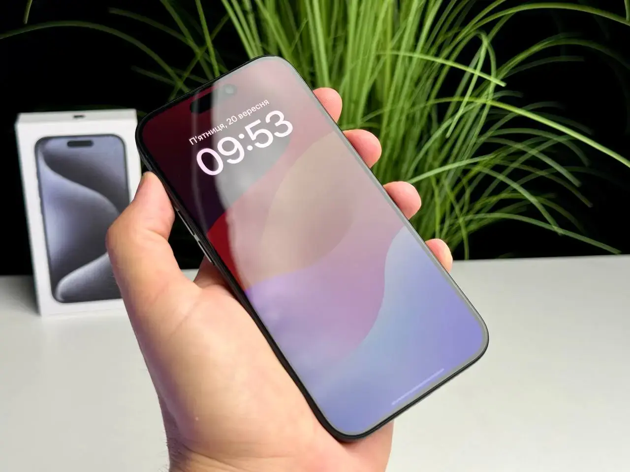УЦІНКА Apple iPhone 15 Pro 128GB Blue Titanium (MTV03) - Стан: ідеальний | Акумулятор: 100% | Комплект: повний | Гарантія: 1 міс.