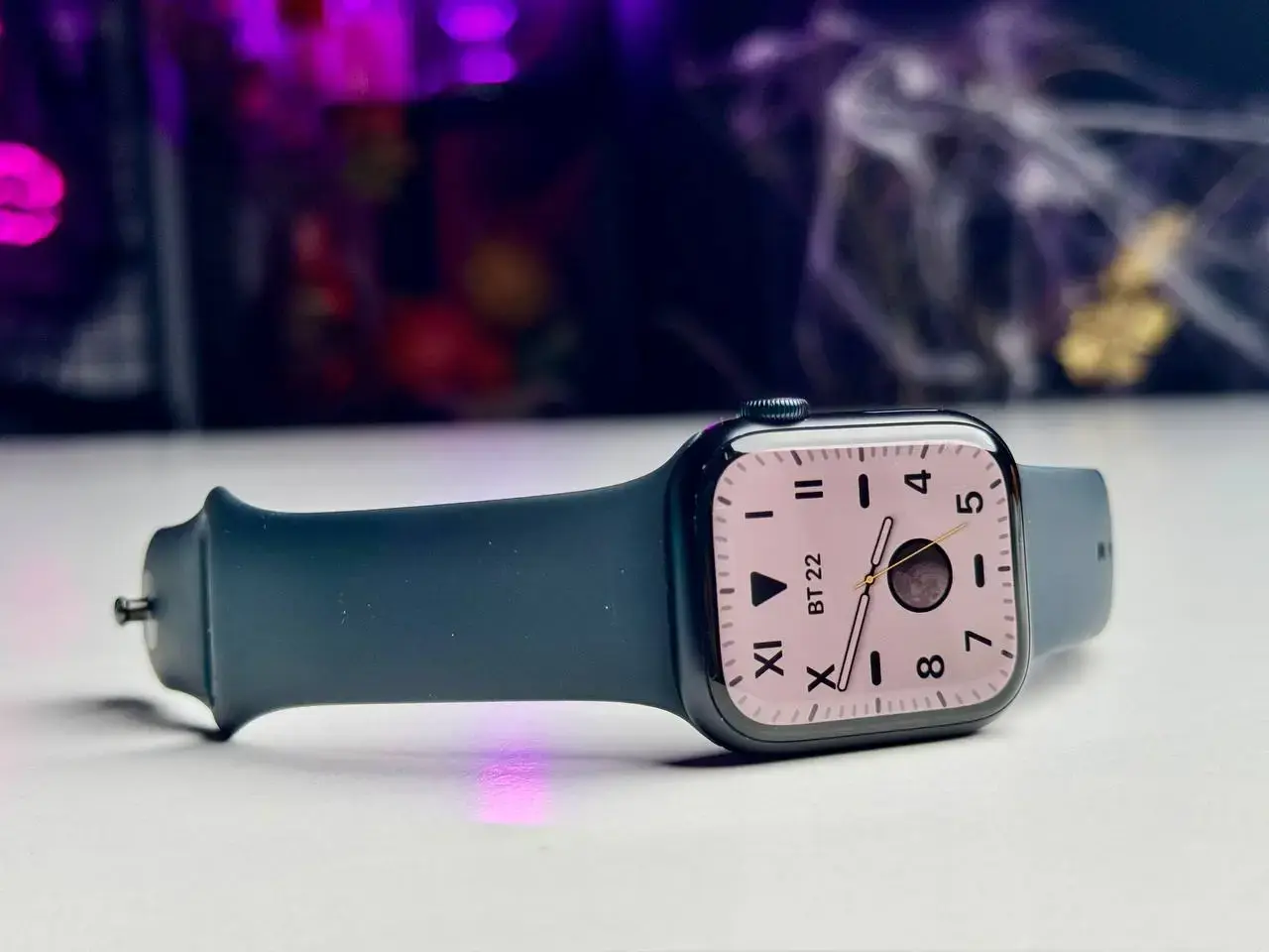 ВЖИВАНИЙ Apple Watch Series 8 GPS 41mm Midnight Aluminum Case with Midnight Sport Band - S/M (MNU73) - Стан: гарний | Акумулятор: 90% | Комплектація: кабель | Гарантія: 1 міс.