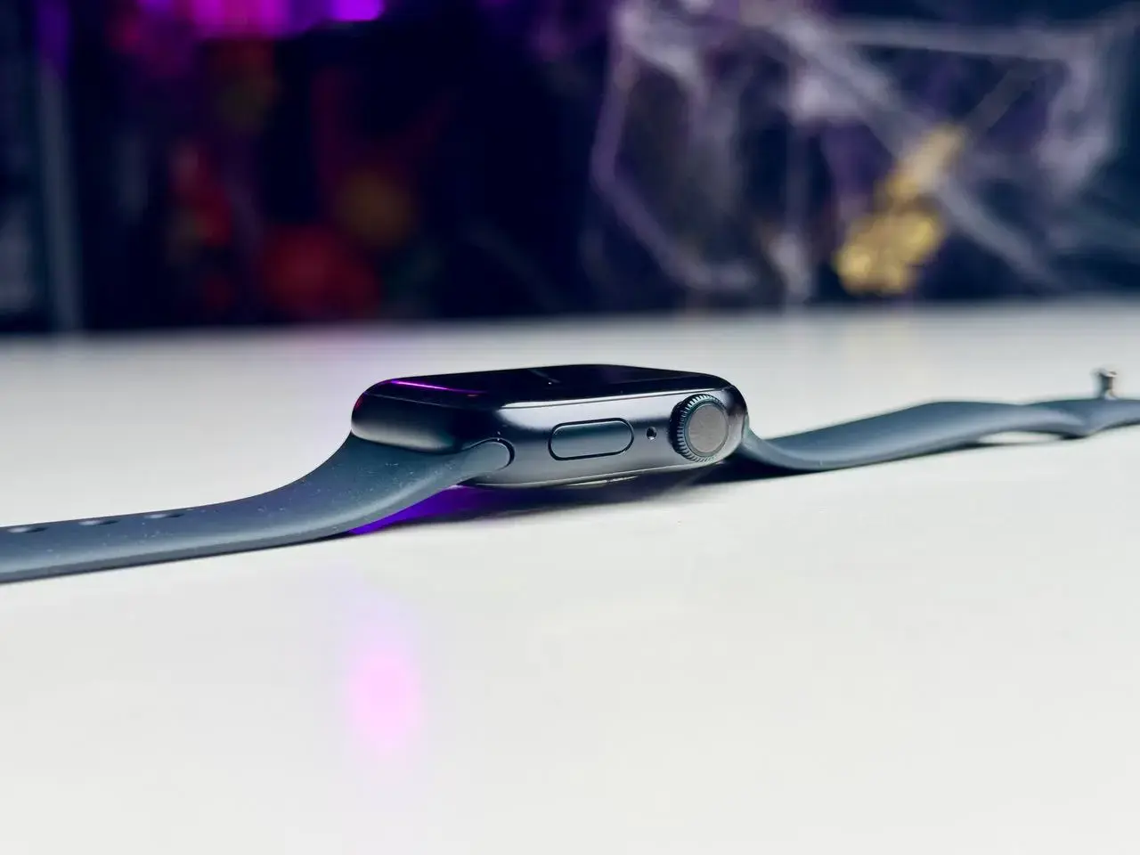 ВЖИВАНИЙ Apple Watch Series 8 GPS 41mm Midnight Aluminum Case with Midnight Sport Band - S/M (MNU73) - Стан: гарний | Акумулятор: 90% | Комплектація: кабель | Гарантія: 1 міс.