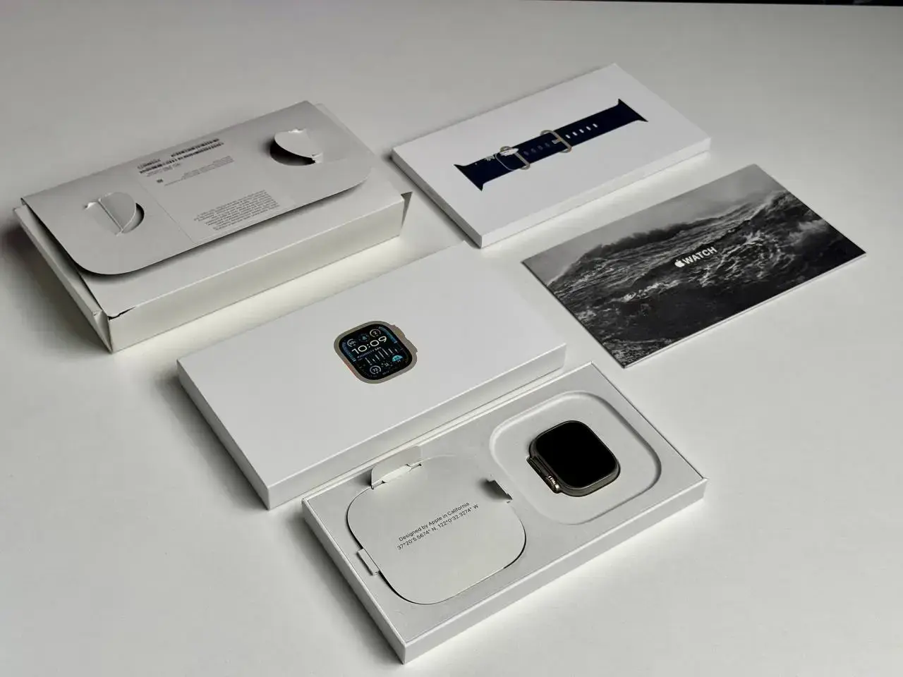 ВЖИВАНИЙ Apple Watch Ultra 2 GPS + Cellular 49mm Titanium Case with Blue Ocean Band (MREG3) - Стан: ідеальний | Акумулятор: 100% | Комплектація: повний | Гарантія: 1 міс.