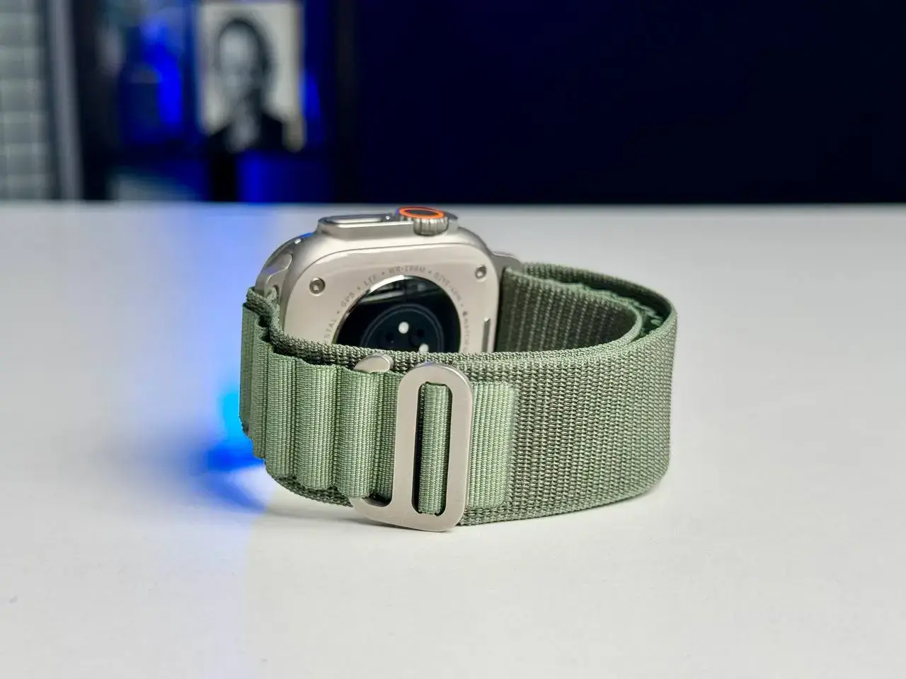 Б/У Apple Watch Ultra GPS + Cellular 49mm Titanium Case with Black/Gray Trail Loop - S/M (MQF43, MQFW3) - Состояние: хороший | Аккумулятор: 94% | Комплектация: без комплекта | Гарантія: 1 мес.