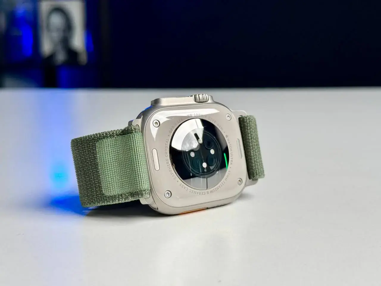 Б/У Apple Watch Ultra GPS + Cellular 49mm Titanium Case with Black/Gray Trail Loop - S/M (MQF43, MQFW3) - Состояние: хороший | Аккумулятор: 94% | Комплектация: без комплекта | Гарантія: 1 мес.