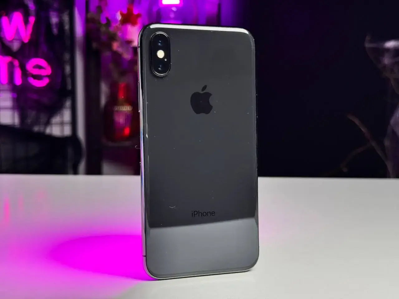 Б/У Apple iPhone X 256GB Space Gray (MQAF2) - Состояние: хороший | Аккумулятор: 100% | Комплектация: без комплекта | Гарантія: 1 мес.