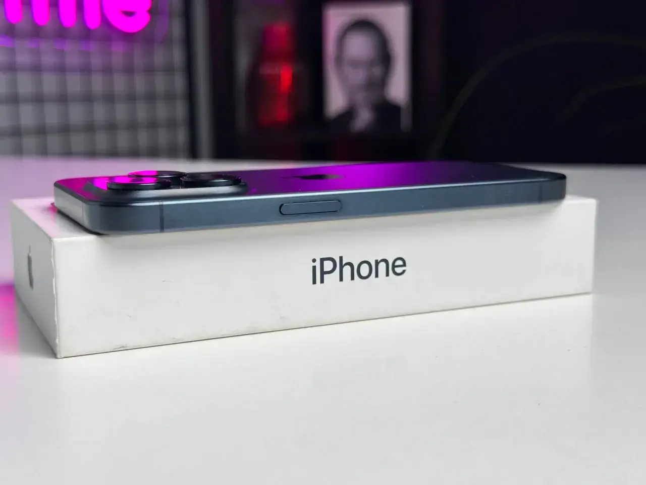 Б/У Apple iPhone 15 Pro 128GB Blue Titanium (MTV03) - Состояние: хороший | Аккумулятор: 100% | Комплект: полный