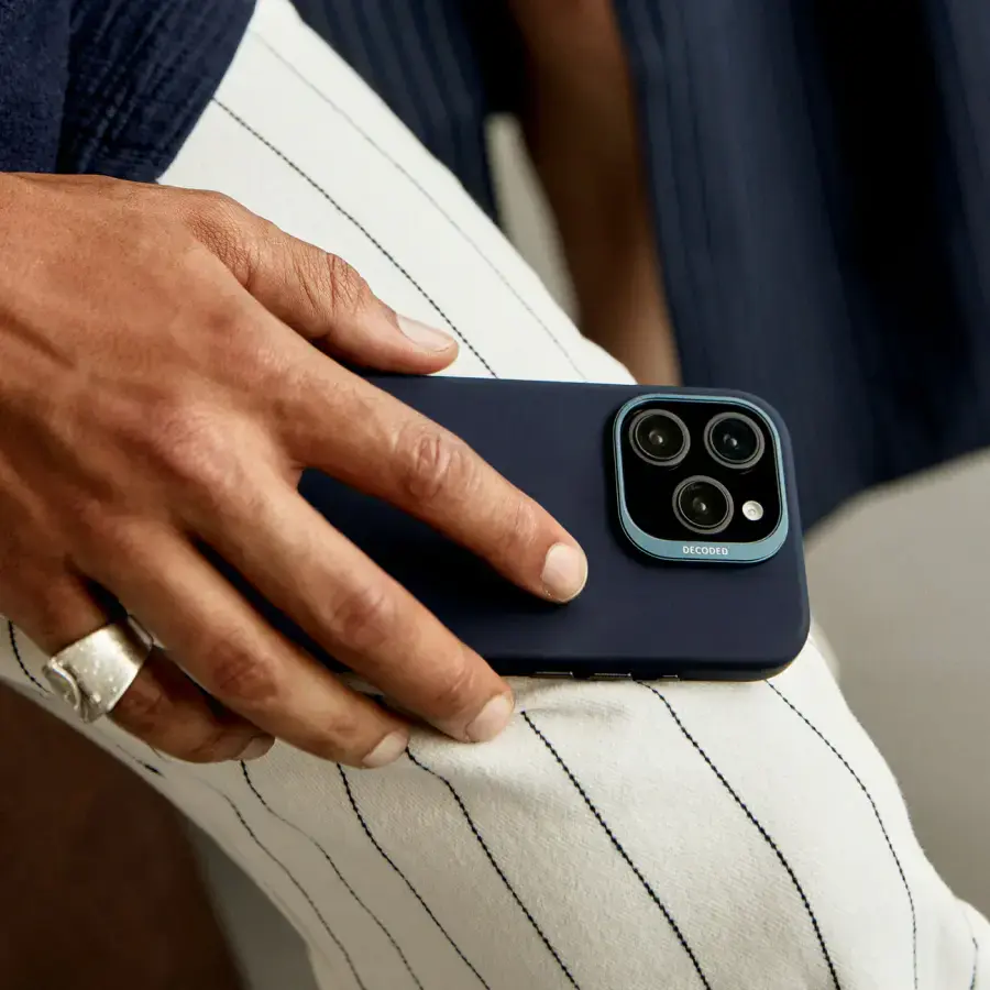 Чохол DECODED Silicone Case for iPhone 16 Pro - Blue Print (D25IPO16PBCS9BT)