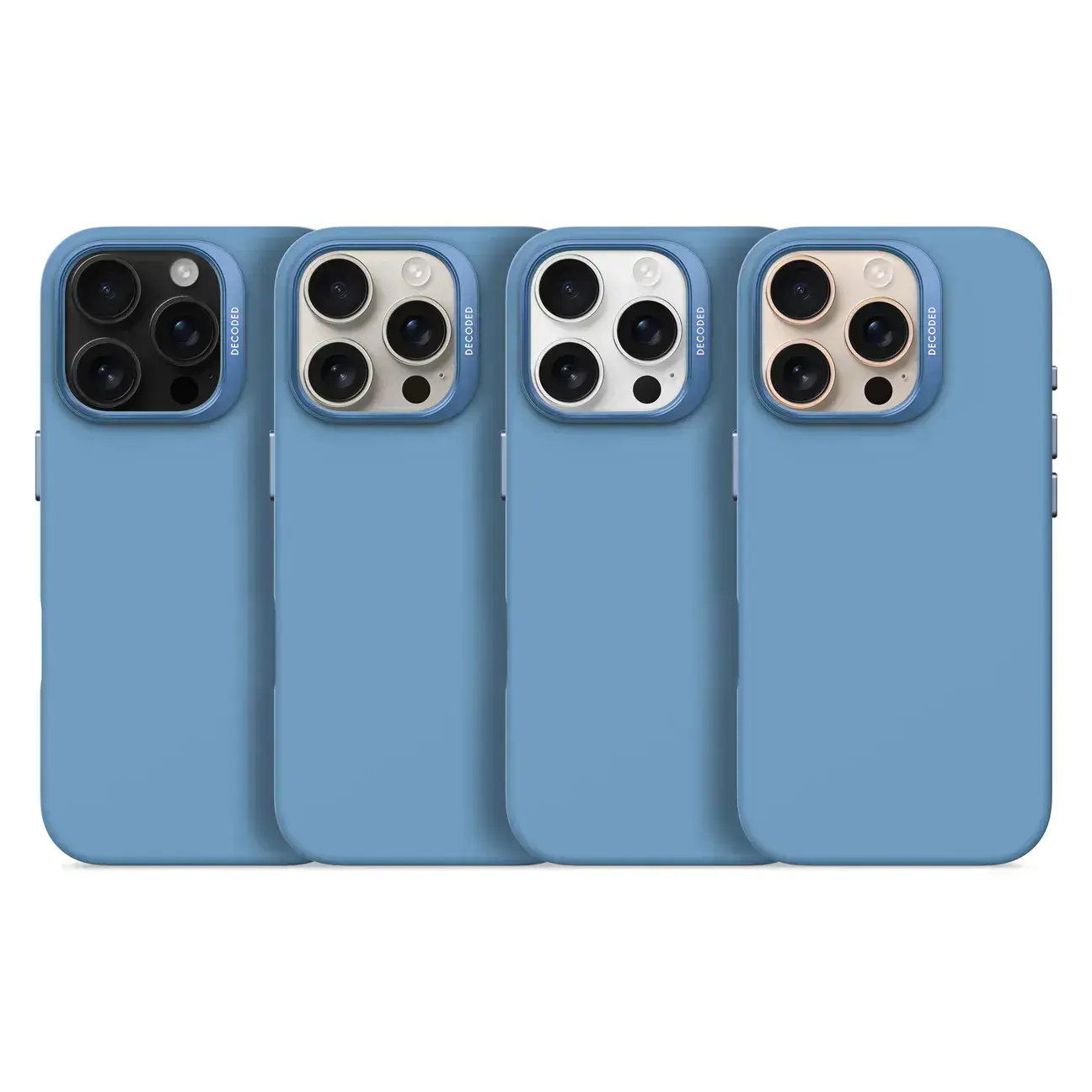 Чехол DECODED Silicone Case for iPhone 16 Pro Max - Air Blue (D25IPO16PMBCS9AE)