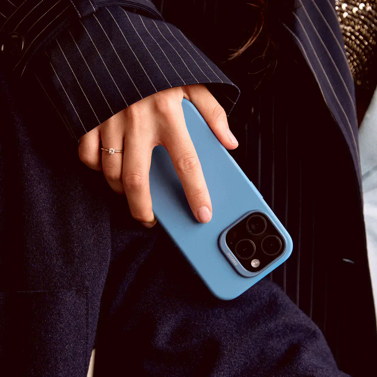 Чехол DECODED Silicone Case for iPhone 16 Pro Max - Air Blue (D25IPO16PMBCS9AE)