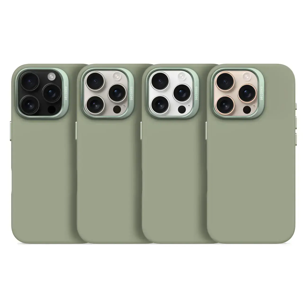 Чехол DECODED Silicone Case for iPhone 16 Pro Max - Jade Green (D25IPO16PMBCS9JN)