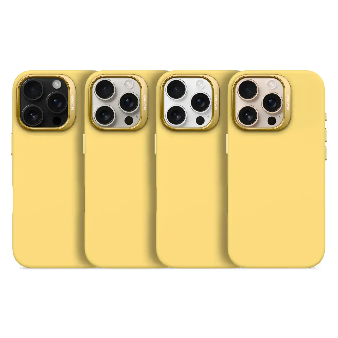 Чехол DECODED Silicone Case for iPhone 16 Pro Max - Popcorn Yellow (D25IPO16PMBCS9PN)