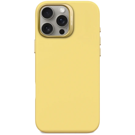 Чехол DECODED Silicone Case for iPhone 16 Pro Max - Popcorn Yellow (D25IPO16PMBCS9PN)