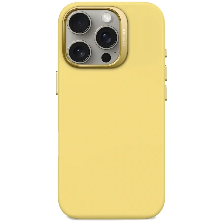 Чехол DECODED Silicone Case for iPhone 16 Pro - Popcorn Yellow (D25IPO16PBCS9PN)