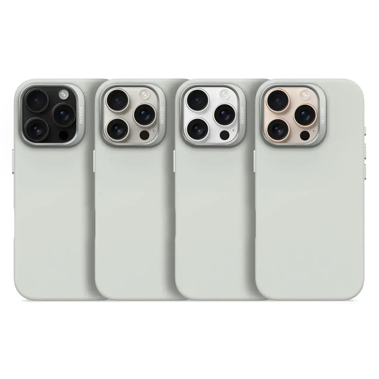 Чохол DECODED Silicone Case for iPhone 16 Pro - Stone Grey (D25IPO16PBCS9SY)