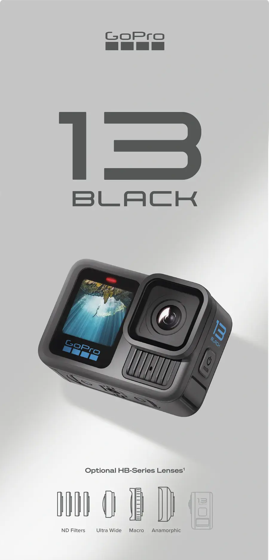 Экшн-камера GoPro HERO13 Black + Enduro + SD Card + Handler Floating (CHDRB-131-RW)