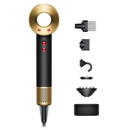 Фен для волосся Dyson Supersonic HD07 Supersonic Onyx Black/Gold (534017-01)