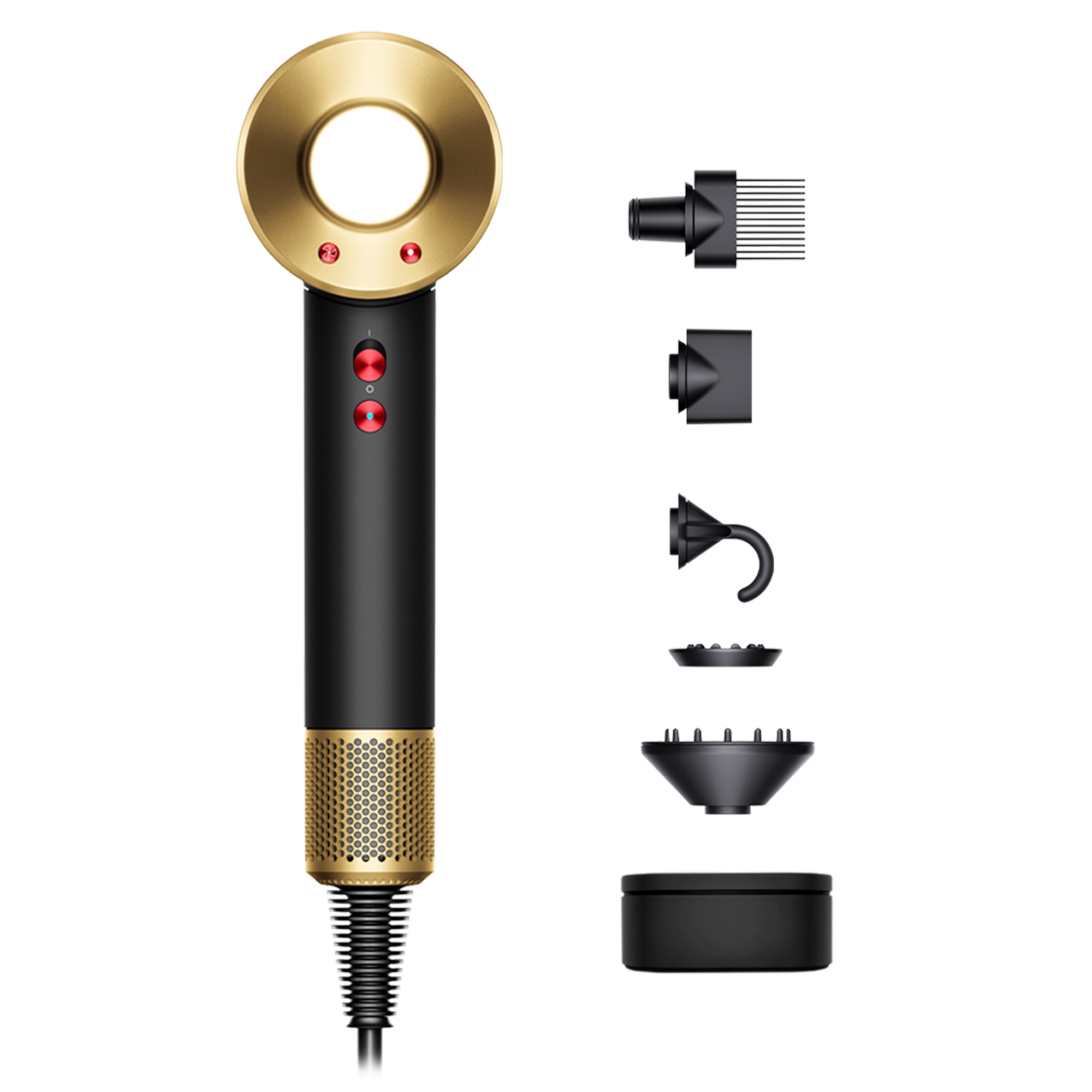 Фен для волос Dyson Supersonic HD07 Supersonic Onyx Black/Gold (534017-01)