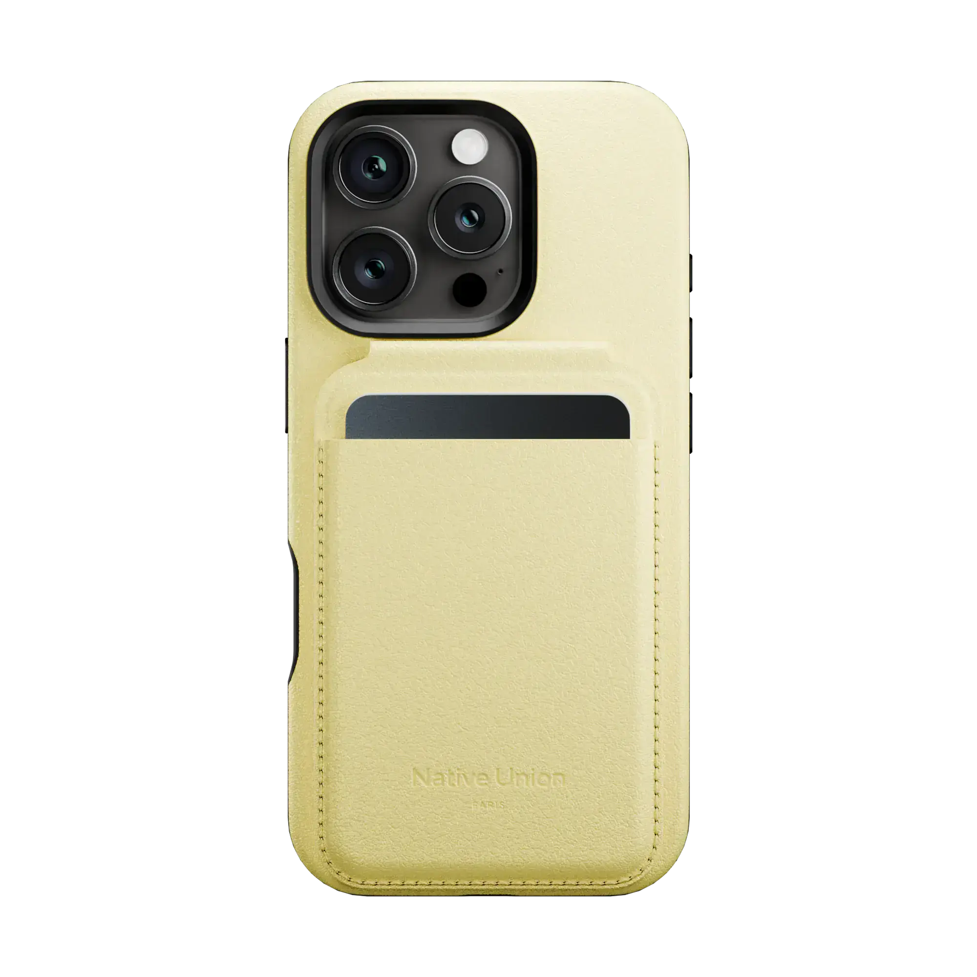 Гаманець для карток з підставкою для телефона Native Union Active Wallet Stand Magnetic Lemon (ACT-LMO-WAL)