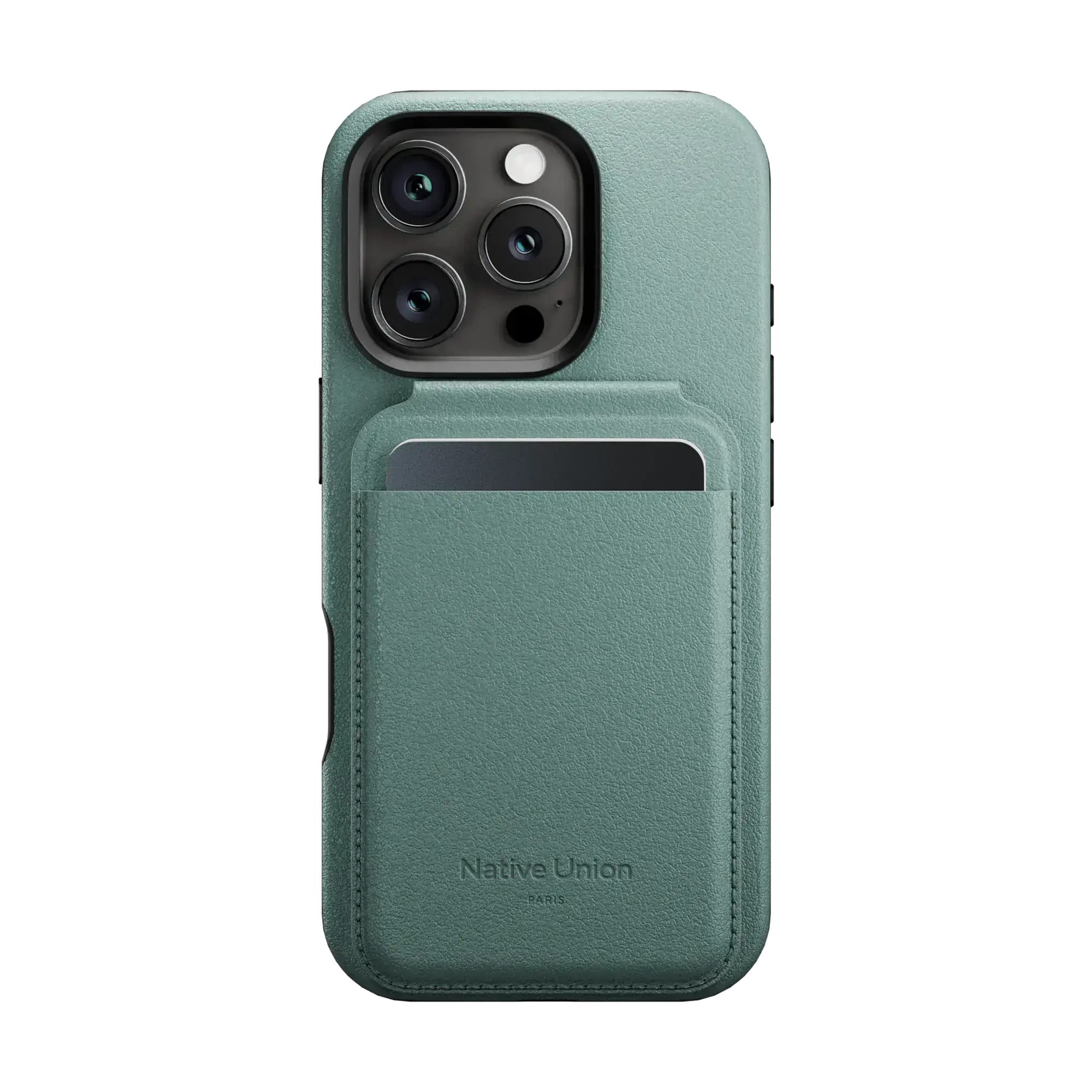 Кошелек для карточек с подставкой для телефона Native Union Active Wallet Stand Magnetic Slate Green (ACT-GRN-WAL)