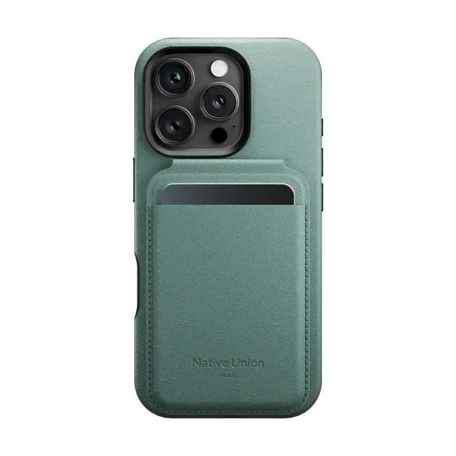 Гаманець для карток з підставкою для телефона Native Union Active Wallet Stand Magnetic Slate Green (ACT-GRN-WAL)
