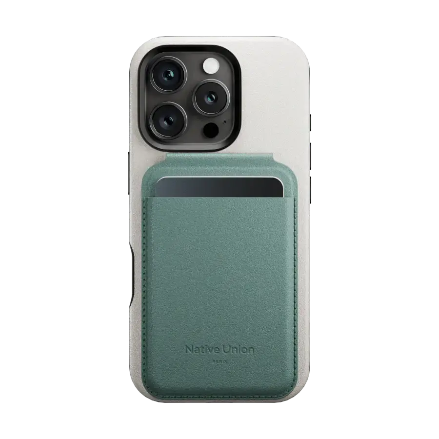 Гаманець для карток з підставкою для телефона Native Union Active Wallet Stand Magnetic Slate Green (ACT-GRN-WAL)