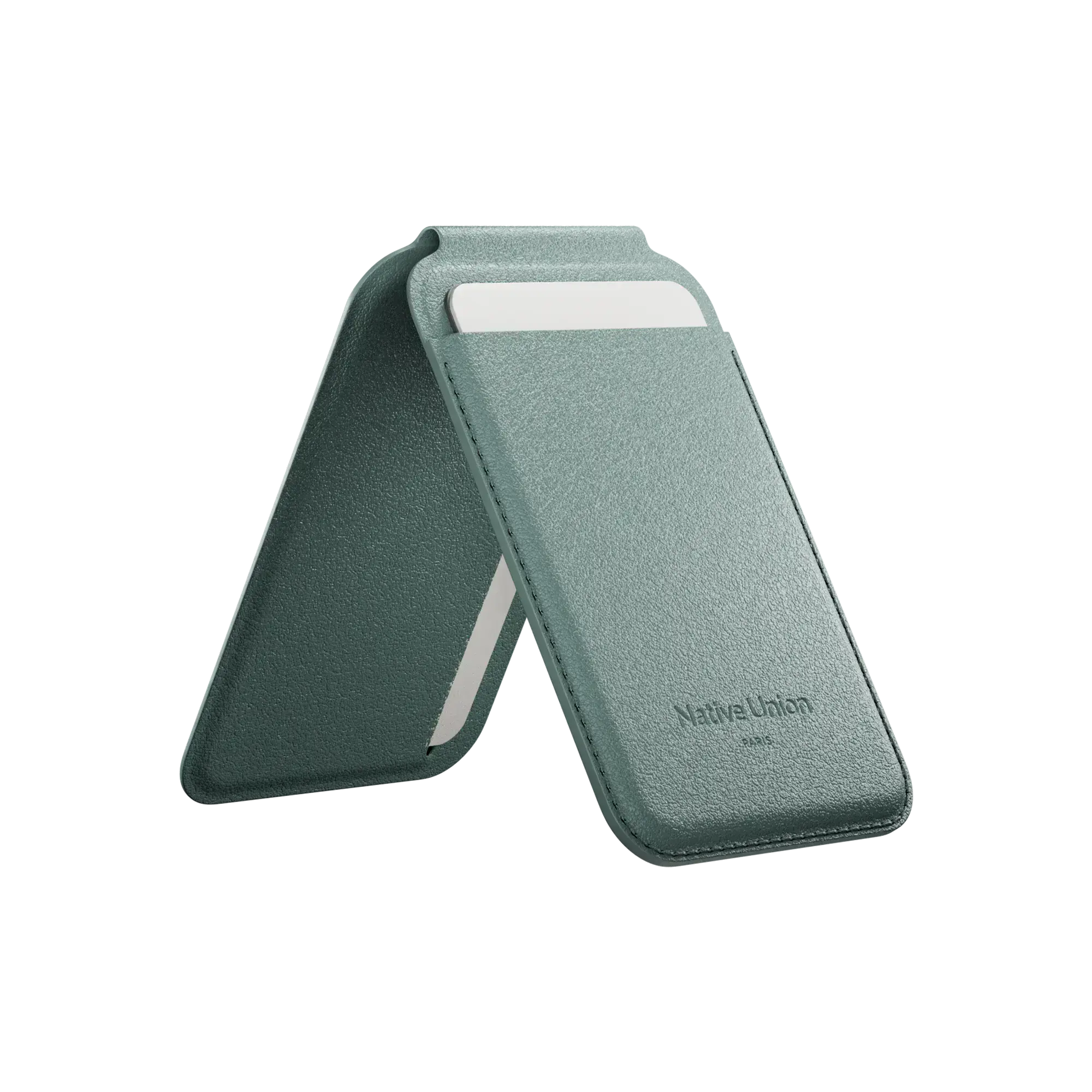 Кошелек для карточек с подставкой для телефона Native Union Active Wallet Stand Magnetic Slate Green (ACT-GRN-WAL)
