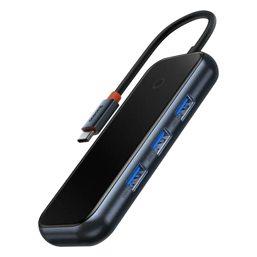 Мультипортовый адаптер Baseus AcmeJoy 4-Port Type-C HUB Adapter (WKJZ010013)