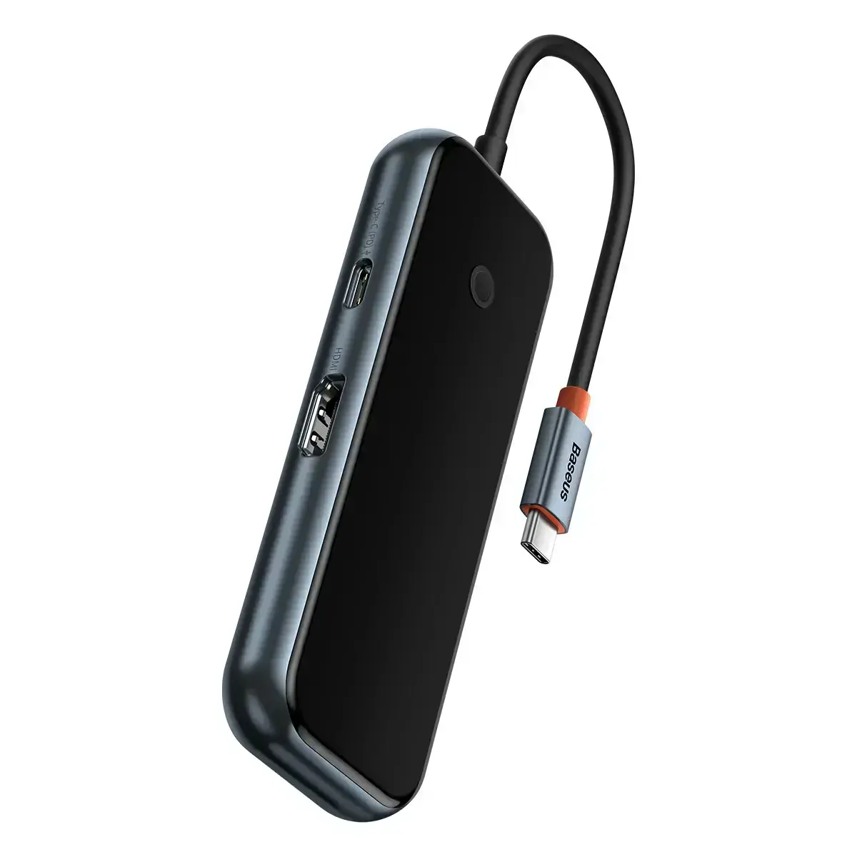 Мультипортовий адаптер Baseus AcmeJoy 5-Port Type-C HUB Adapter - Dark Gray (WKJZ010213)