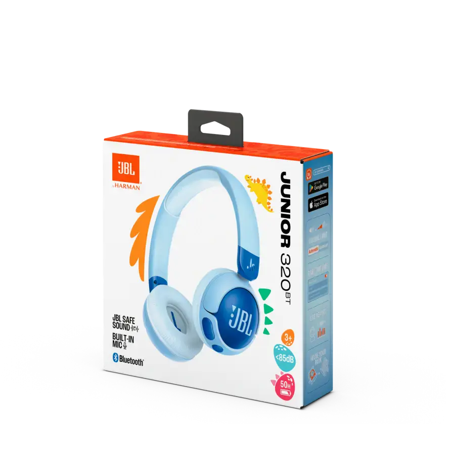 Наушники JBL JR 320 BT Blue (JBLJR320BTBLU)