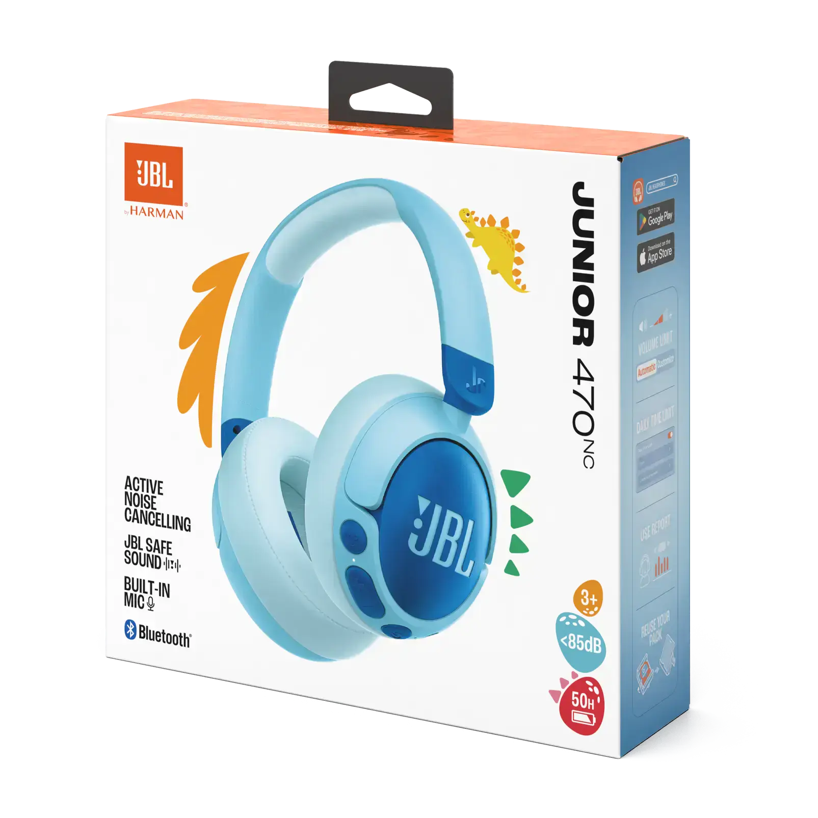 Наушники JBL JR 470 NC Blue (JBLJR470NCBLU)