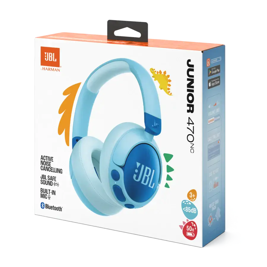 Навушники JBL JR 470 NC Blue (JBLJR470NCBLU)