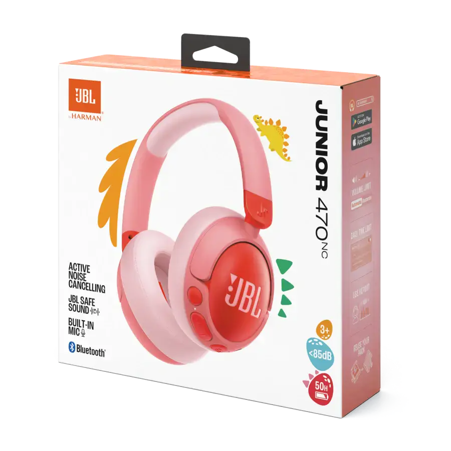 Навушники JBL JR 470 NC Pink (JBLJR470NCPIK)