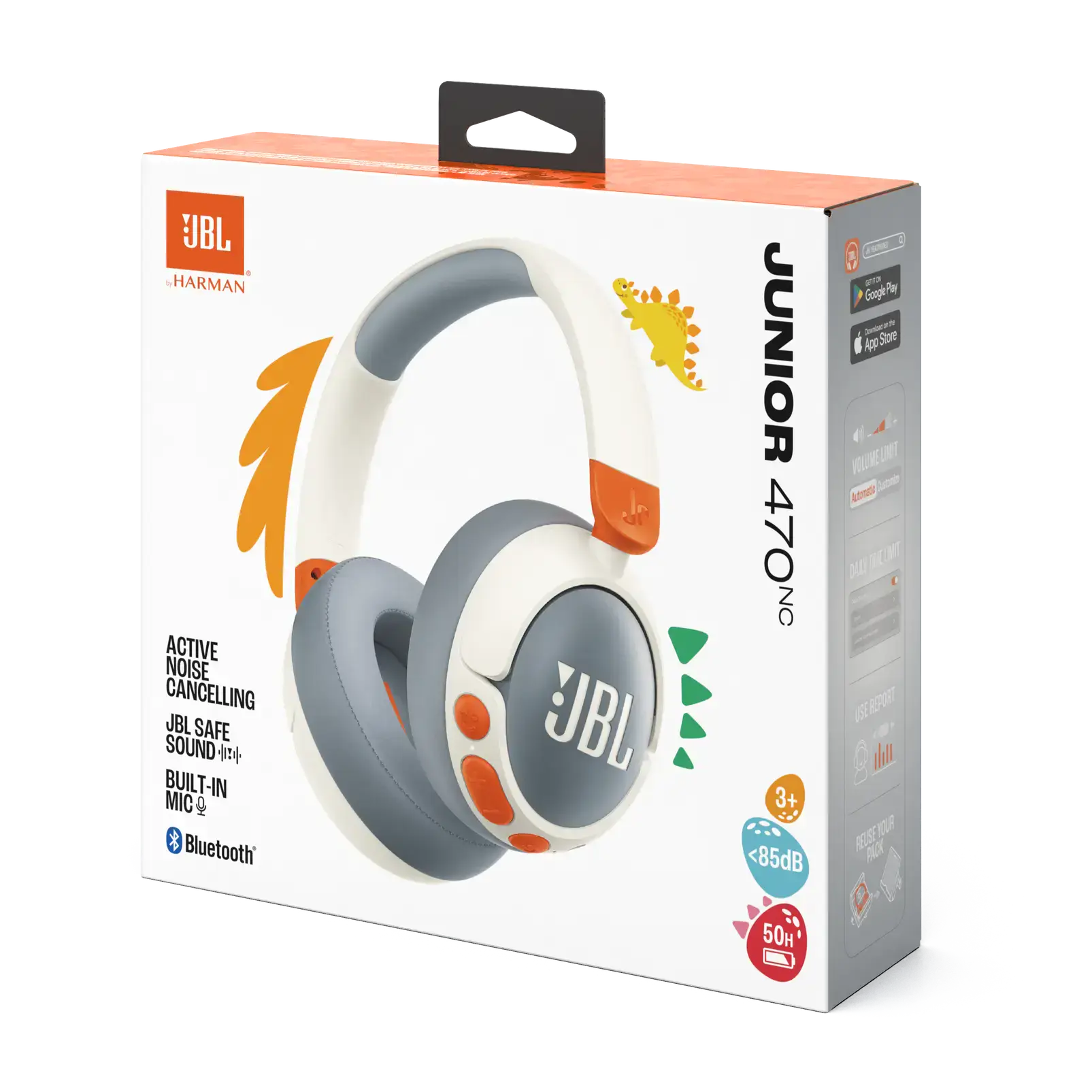 Навушники JBL JR 470 NC White (JBLJR470NCWHT)