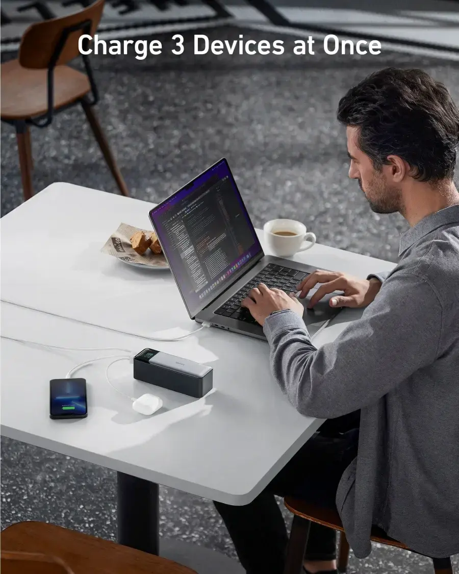 Портативний зарядний пристрій Anker 737 24.000mAh Powerbank 140W - Black (A1289011)