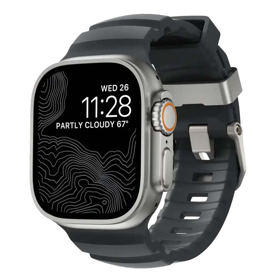 Ремінець Nomad Rocky Point Band Natural Titanium Hardware 46mm/49mm - Storm (NM013596858)