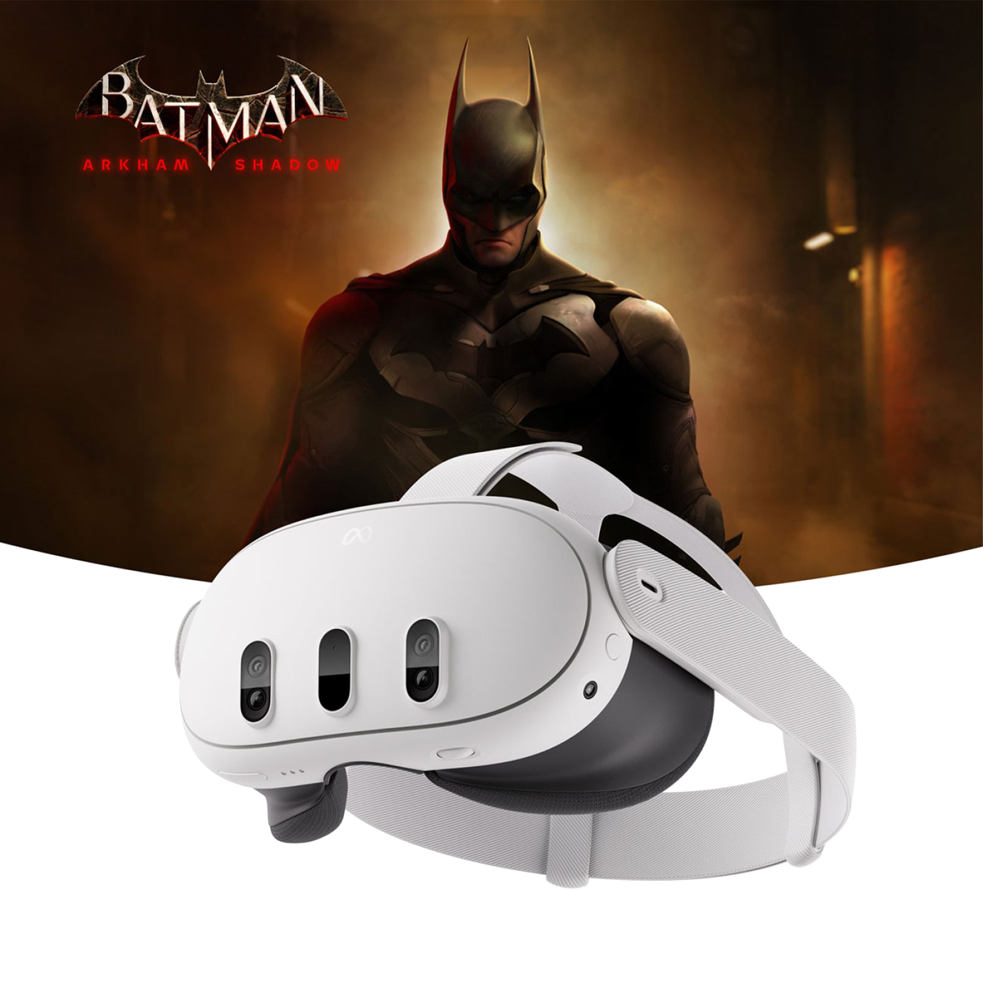 Шлем смешанной реальности Meta Quest 3 512GB with Batman: Arkham Shadow Bundle (SK-1000189-01)