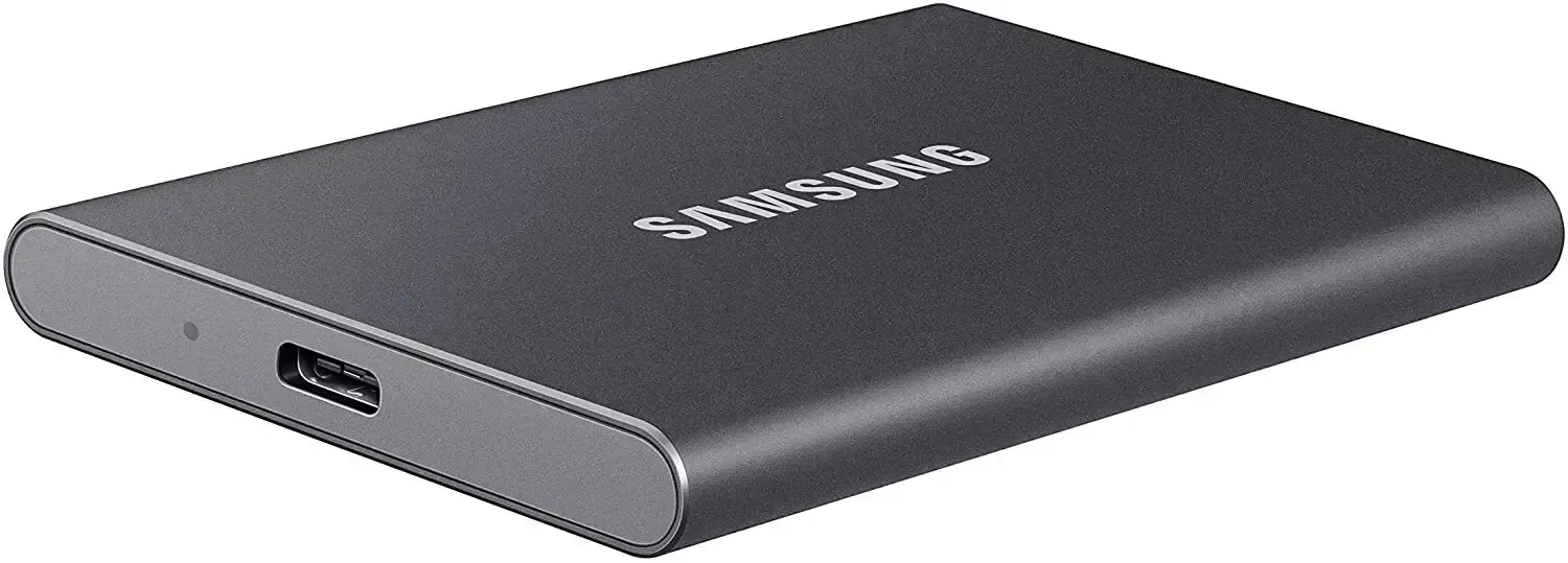 SSD накопичувач Samsung USB Type-C 2TB T7 Titan Gray (MU-PC2T0T/WW)