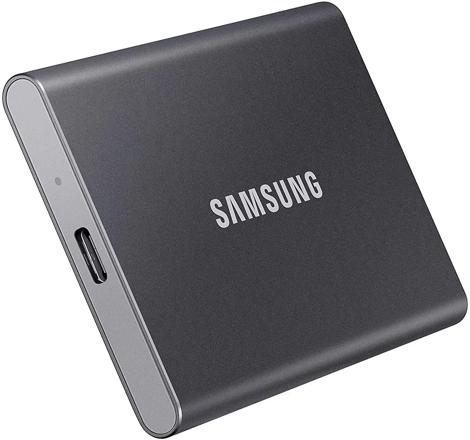 SSD накопичувач Samsung USB Type-C 2TB T7 Titan Gray (MU-PC2T0T/WW)