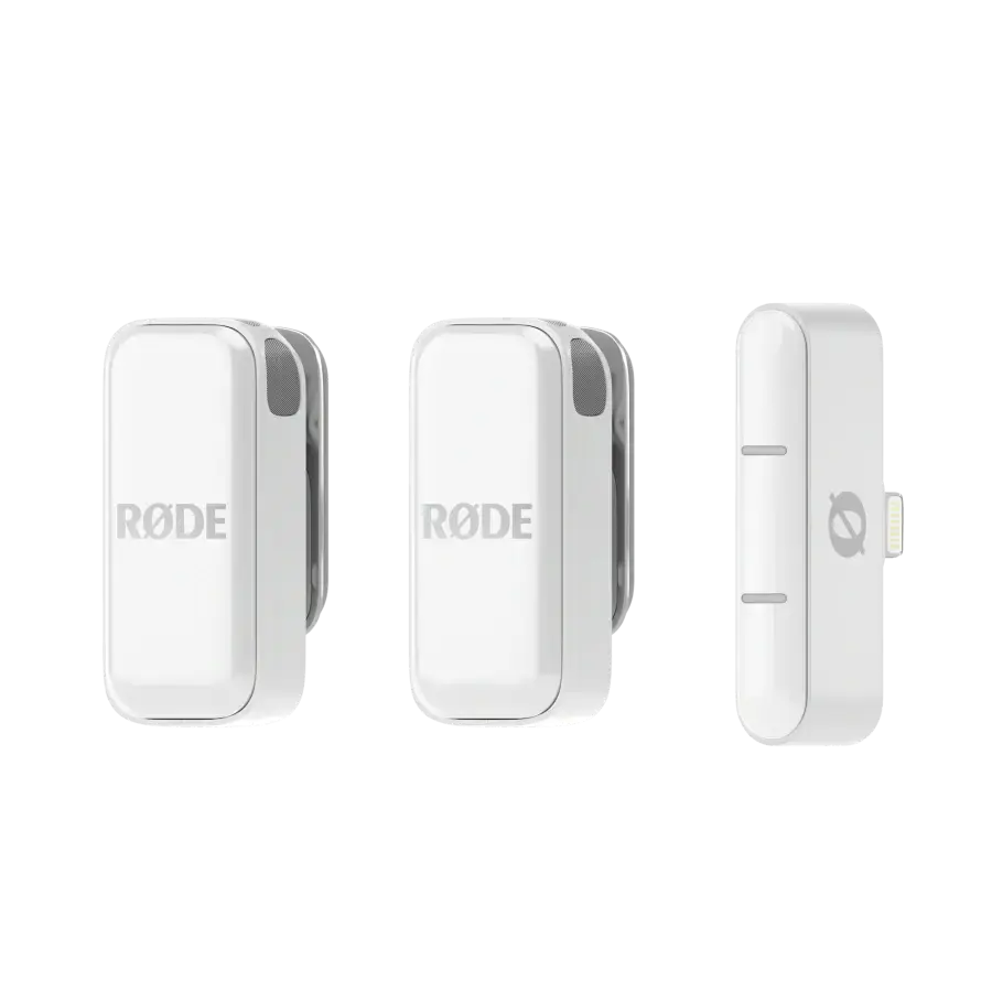 Ультракомпактна мікрофонна радіосистема RODE Wireless Micro [Lightning] - White (WIMICROL-W)