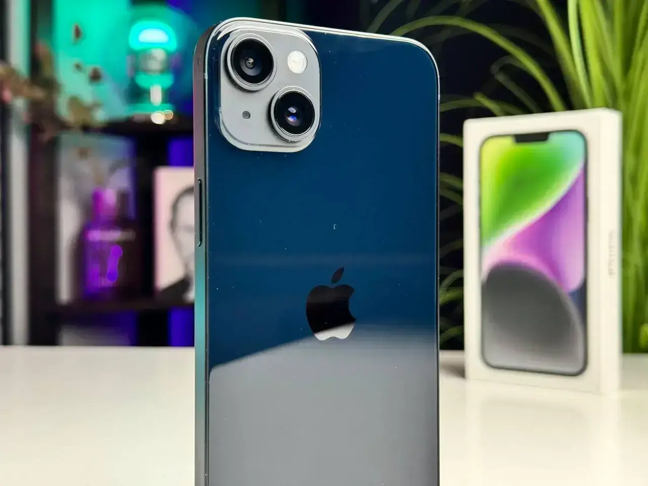 Б/У Apple iPhone 14 Plus 128GB Midnight (MQ4X3) - Состояние: идеальный | Аккумулятор: 98% | Комплектация: коробка | Гарантія: 1 мес.