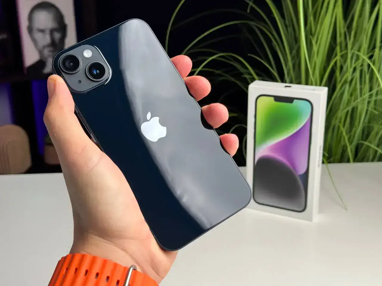 Б/У Apple iPhone 14 Plus 128GB Midnight (MQ4X3) - Состояние: идеальный | Аккумулятор: 98% | Комплектация: коробка | Гарантія: 1 мес.